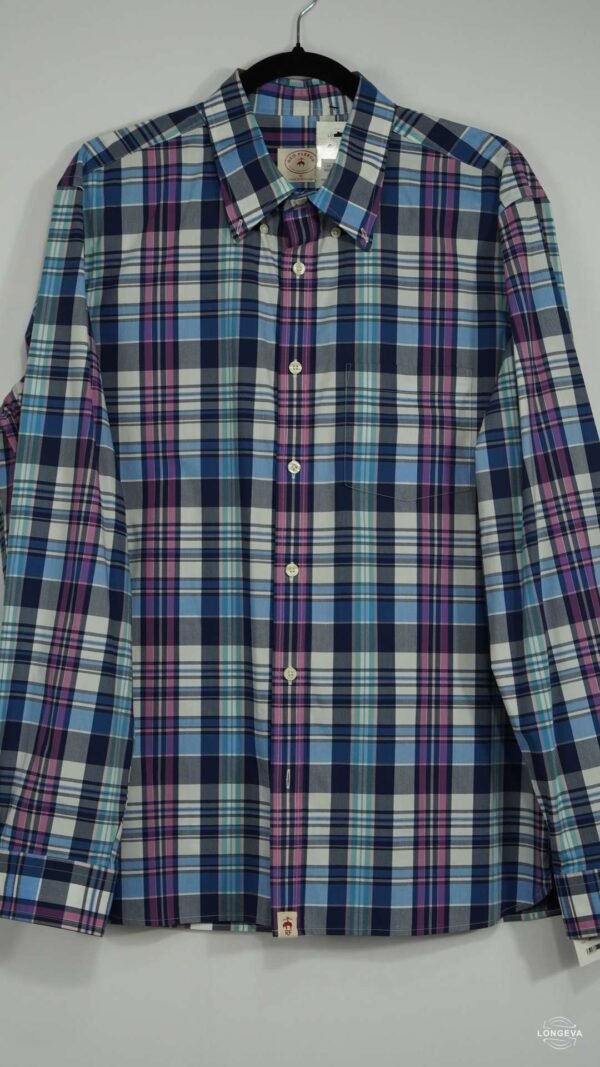 CAMISA BROOKS BRHOTHERS XL MULTICOLOR CUADROS