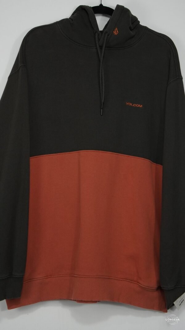 SUDADERA VOLCOM 2XL GRIS LISA