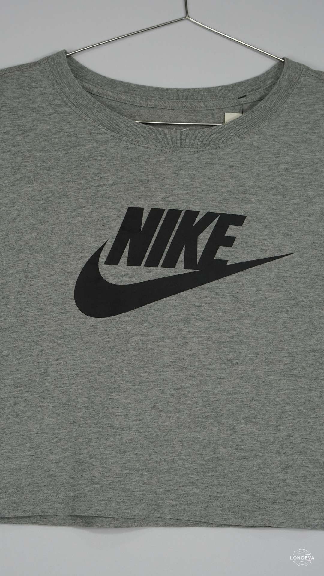 BLUSA NIKE M GRIS LOGO - Image 2