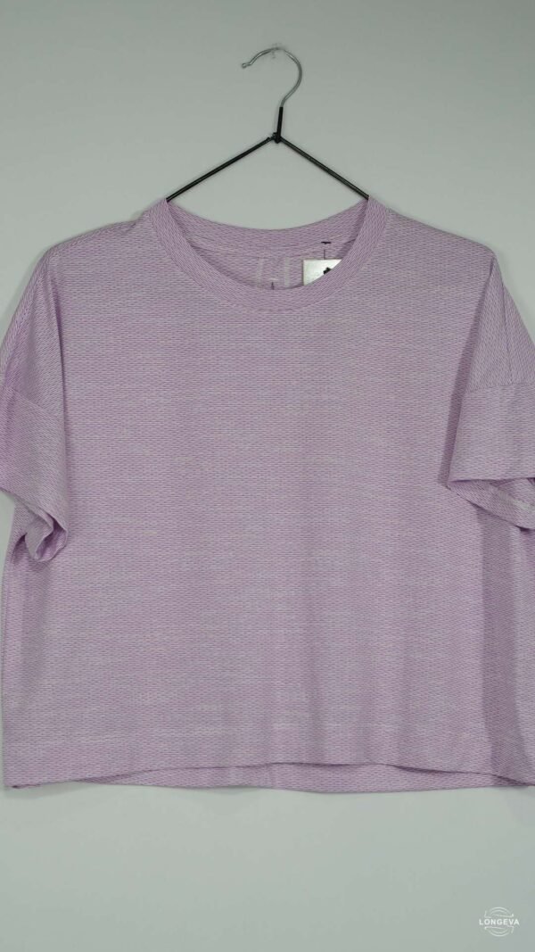 BLUSA ALL IN MOTION M MORADO RAYAS