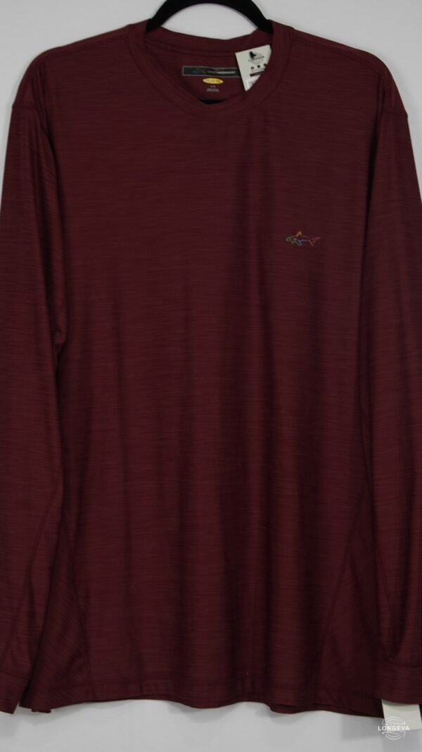 PLAYERA GREG NORMAN L GUINDA RAYAS