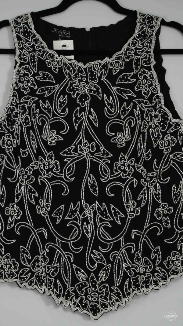 BLUSA JKARA NEW YORK L NEGRO BORDADO
