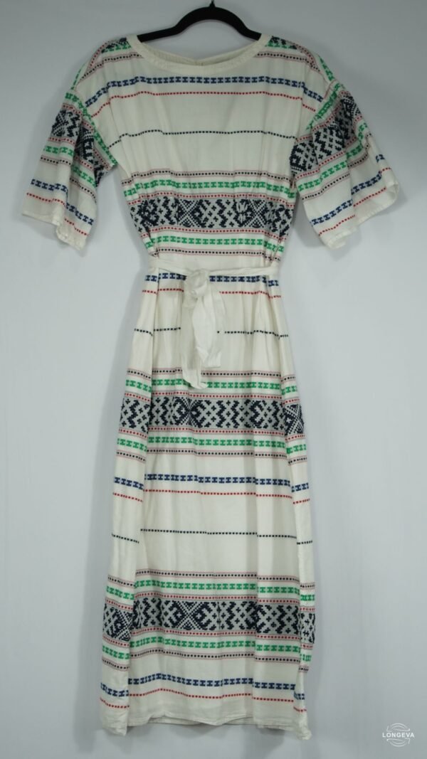 VESTIDO JOIE S BLANCO BORDADO