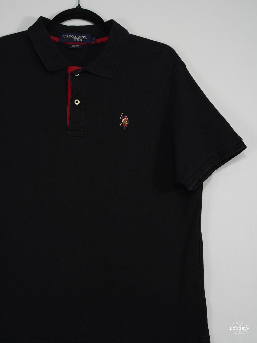 PLAYERA U.S. POLO ASSN. M NEGRO LISA - Image 2