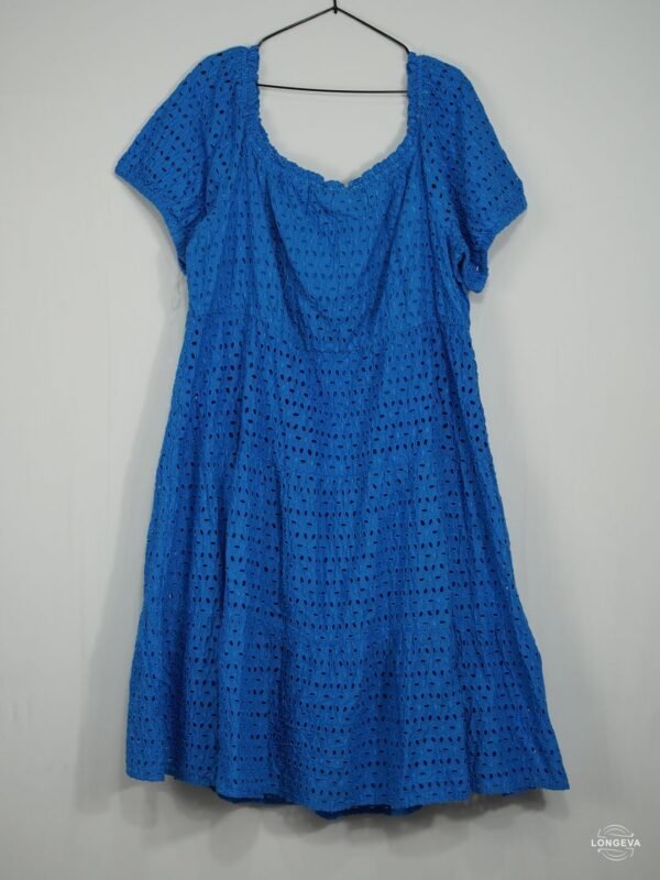 VESTIDO LANE BRYANT 22P AZUL ENCAJE