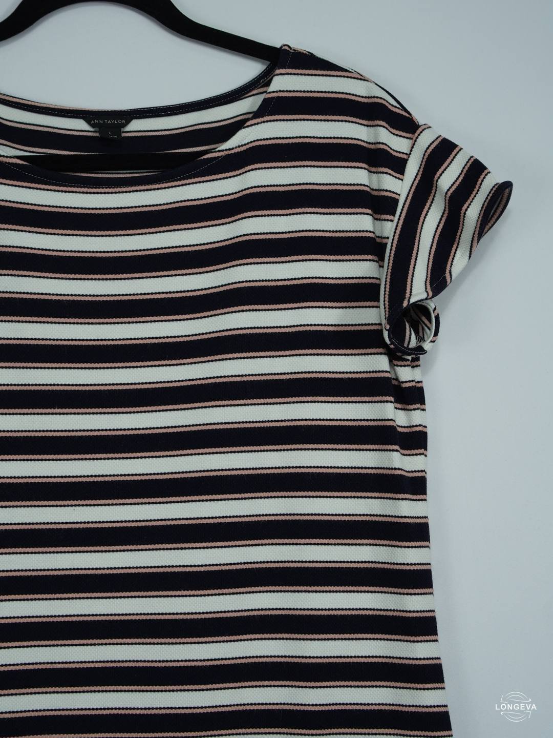 BLUSA ANN TAYLOR L MULTICOLOR RAYAS - Image 2