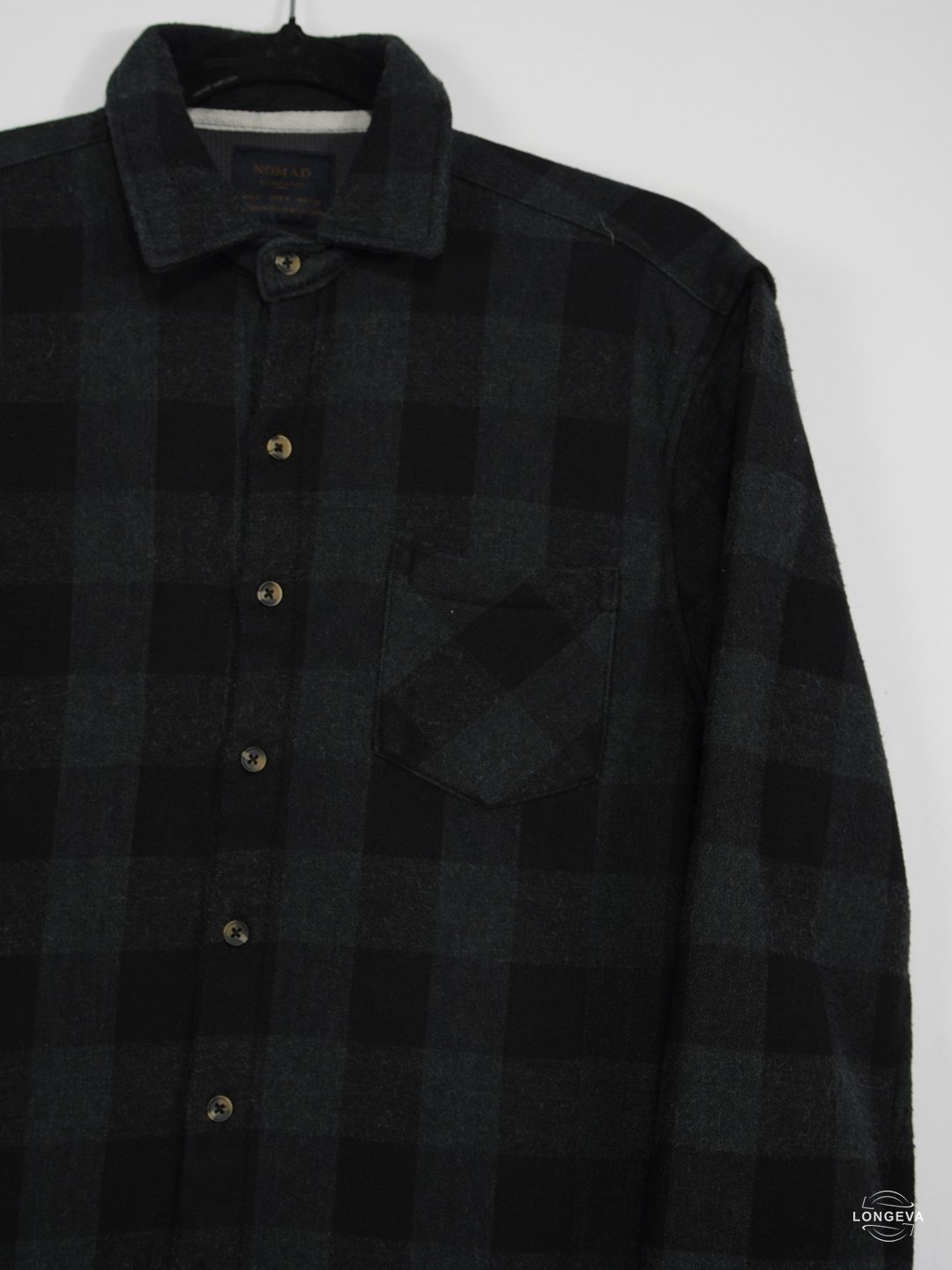 CAMISOLA NOMAD S NEGRO CUADROS - Image 2