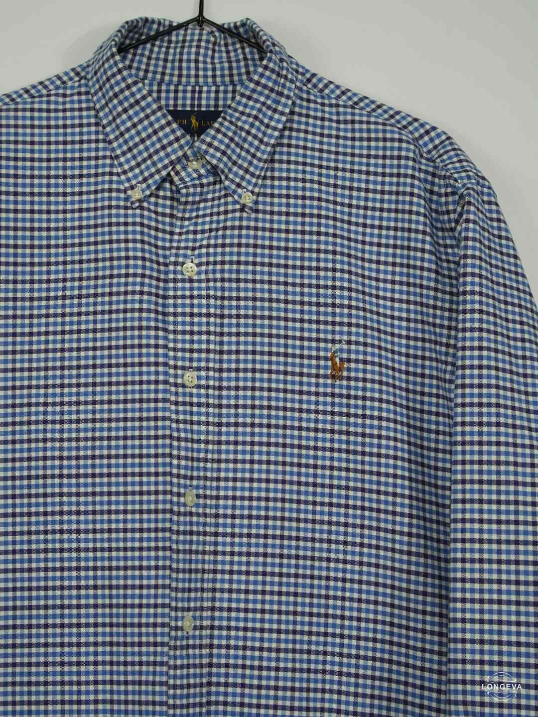 CAMISA RALPH LAUREN L AZUL CUADROS - Image 2