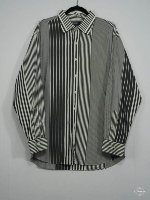 CAMISA POLO RALPH LAUREN 34 GRIS RAYAS