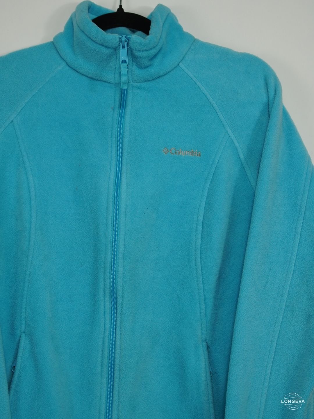 SUDADERA COLUMBIA L AZUL AFELPADO - Image 2