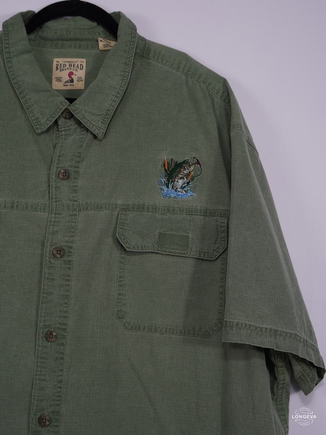 CAMISA RED HEAD 4XL VERDE LISA - Image 2