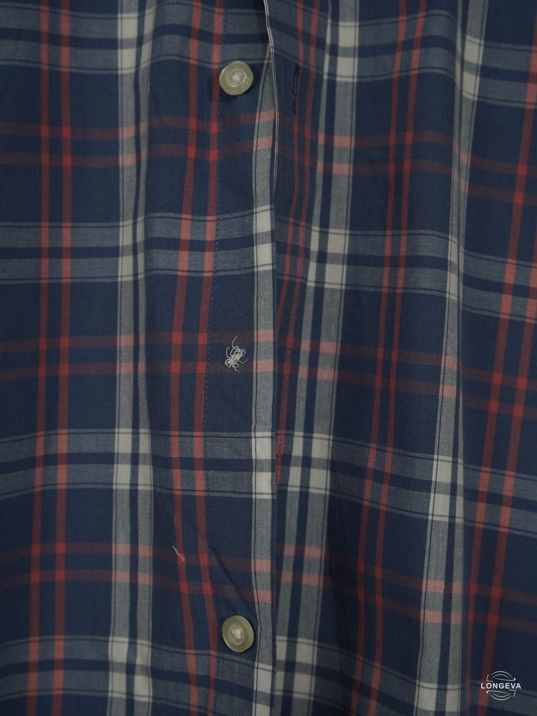 CAMISA GEORGE 3XL AZUL CUADROS - Image 2