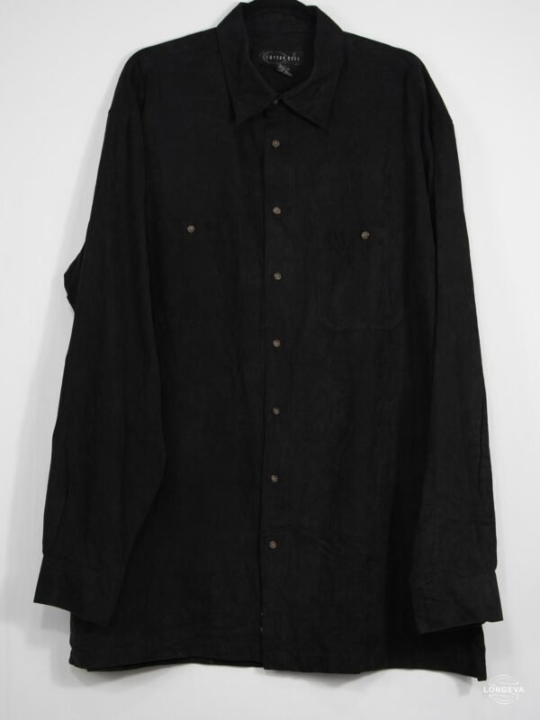 CAMISA COTTON REEL XL NEGRO GAMUZA