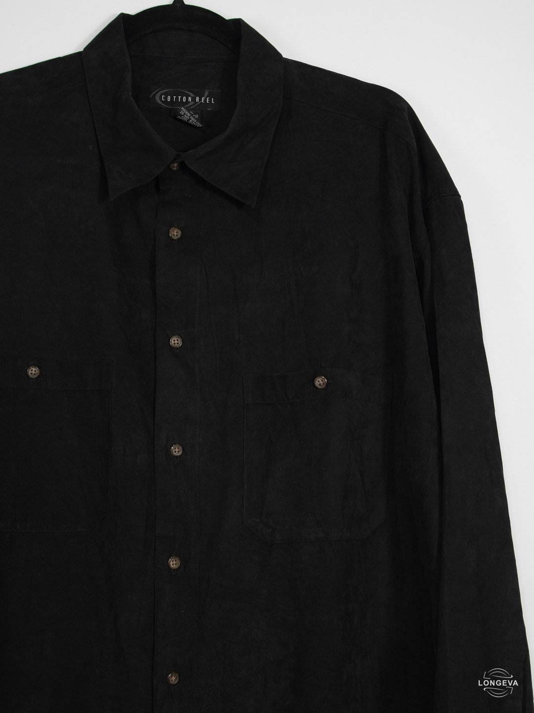 CAMISA COTTON REEL XL NEGRO GAMUZA - Image 2