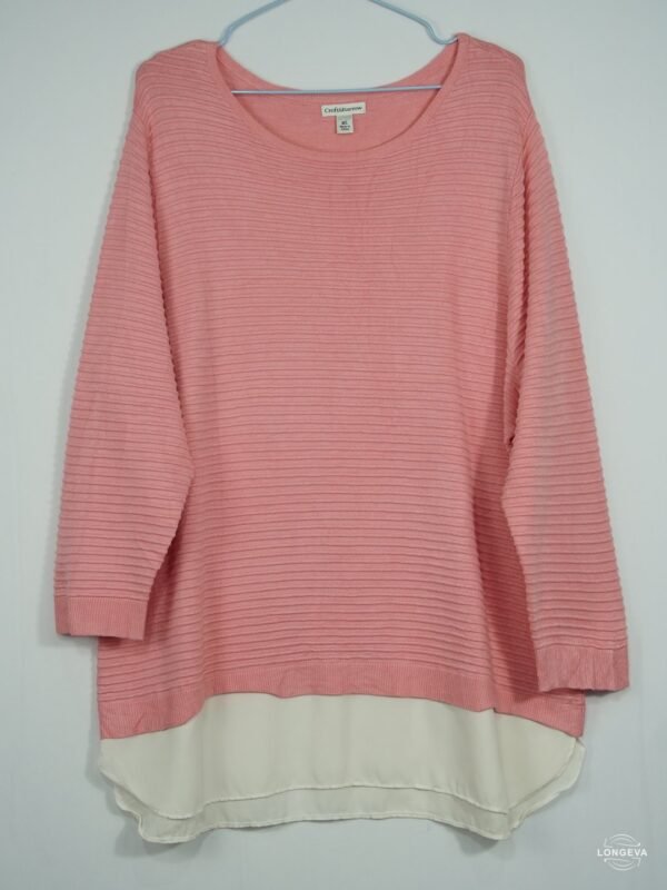 BLUSA CROFT&BARROW XL ROSA LISA
