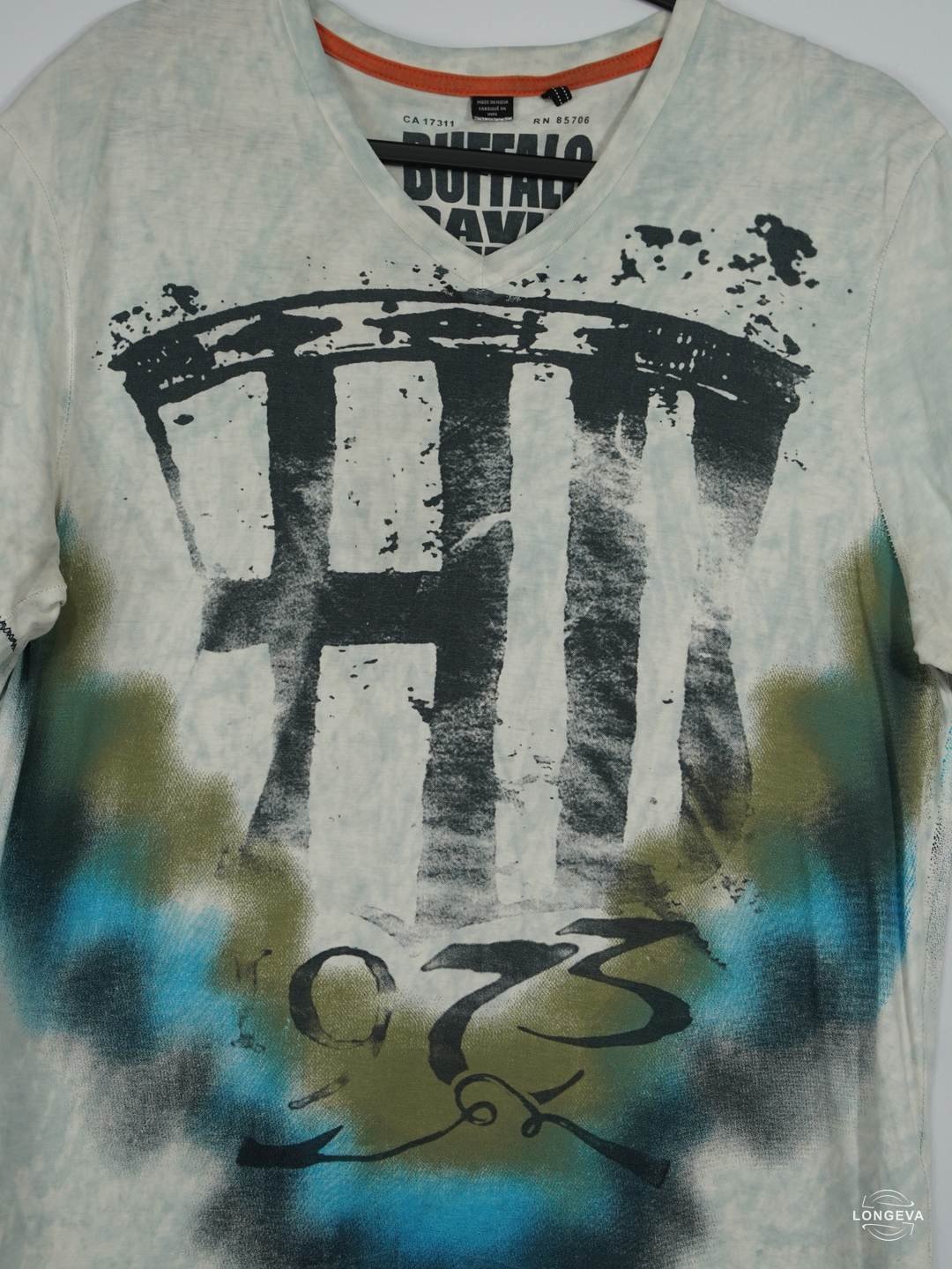 PLAYERA BUFFALO M GRIS DIBUJO - Image 2