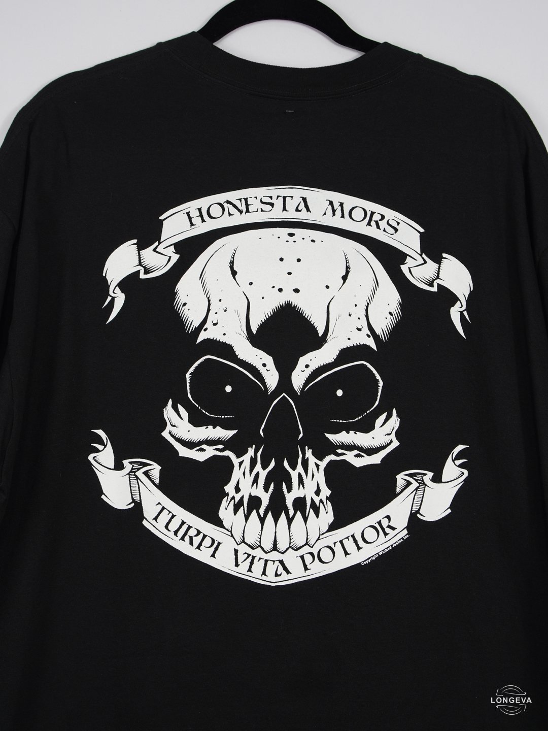 PLAYERA WICKED JESTER XL NEGRO LOGO - Image 2