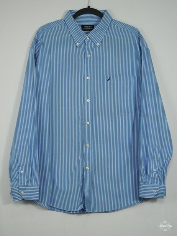CAMISA NAUTICA XL AZUL RAYAS