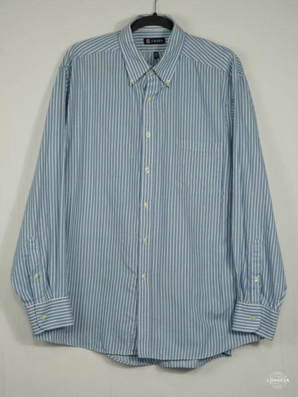 CAMISA CHAPS L AZUL RAYAS