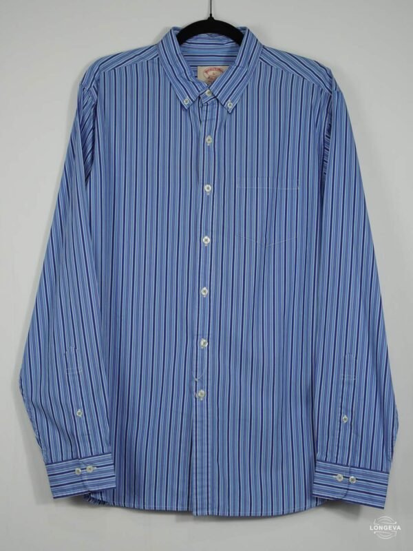 CAMISA BROOKS BROTHERS L AZUL RAYAS