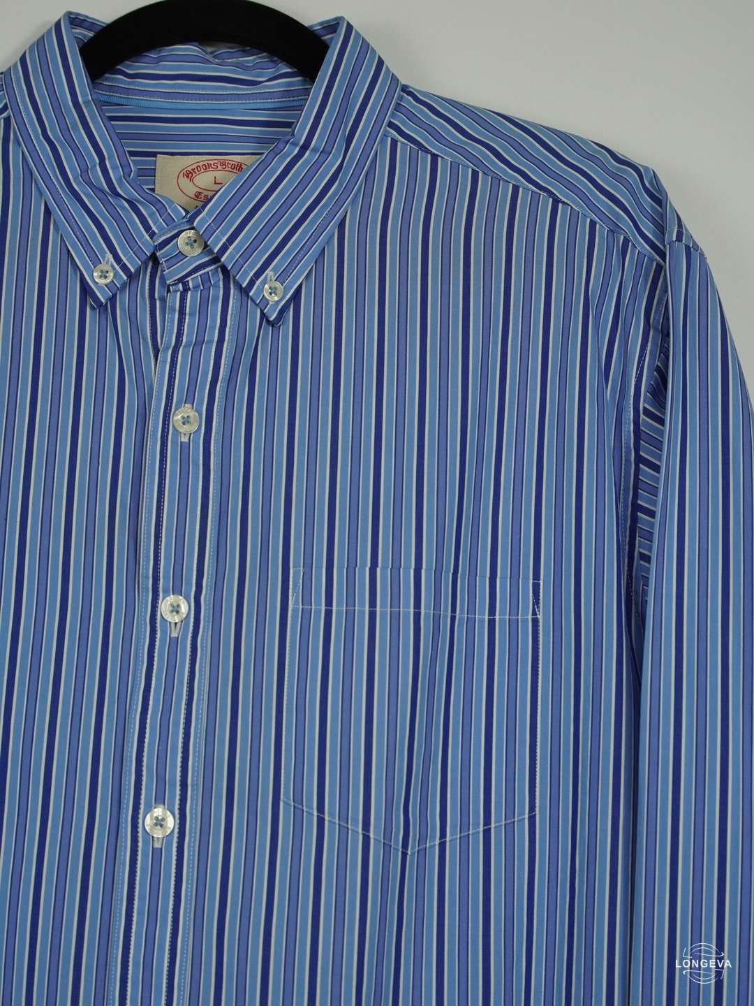 CAMISA BROOKS BROTHERS L AZUL RAYAS - Image 2