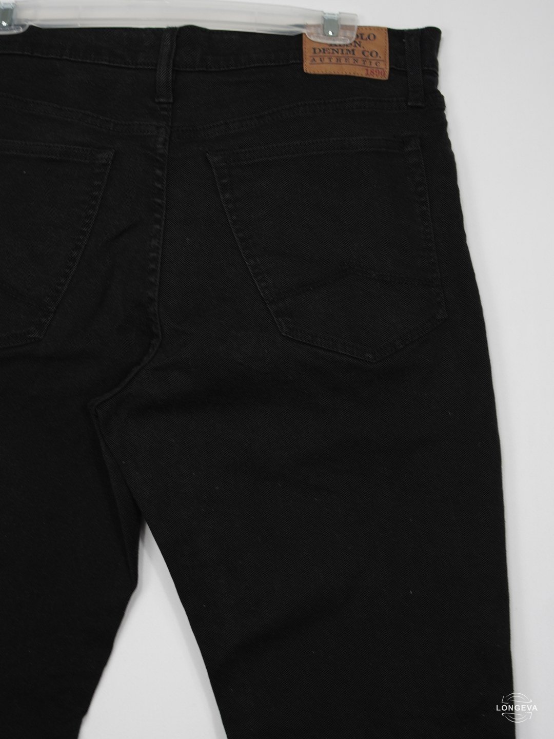 PANTALON MEZCLILLA U.S. POLO ASSN. 34X30 NEGRO LISA - Image 2