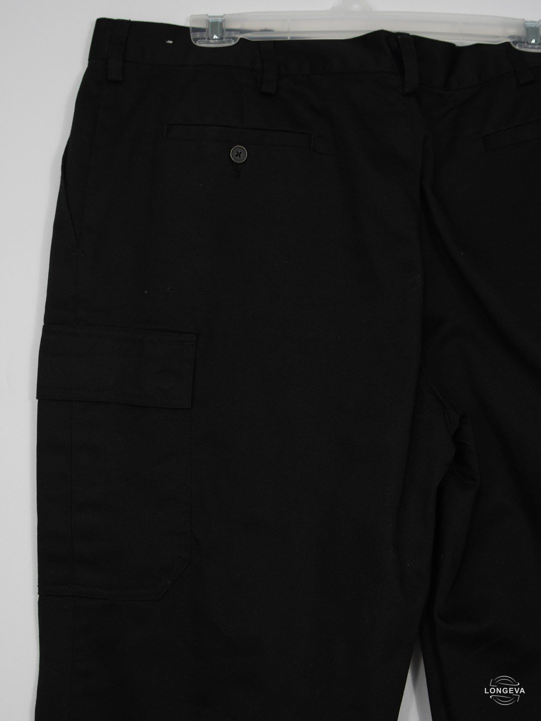 PANTALON CASUAL EDWARDS 40X32 NEGRO LISA - Image 2