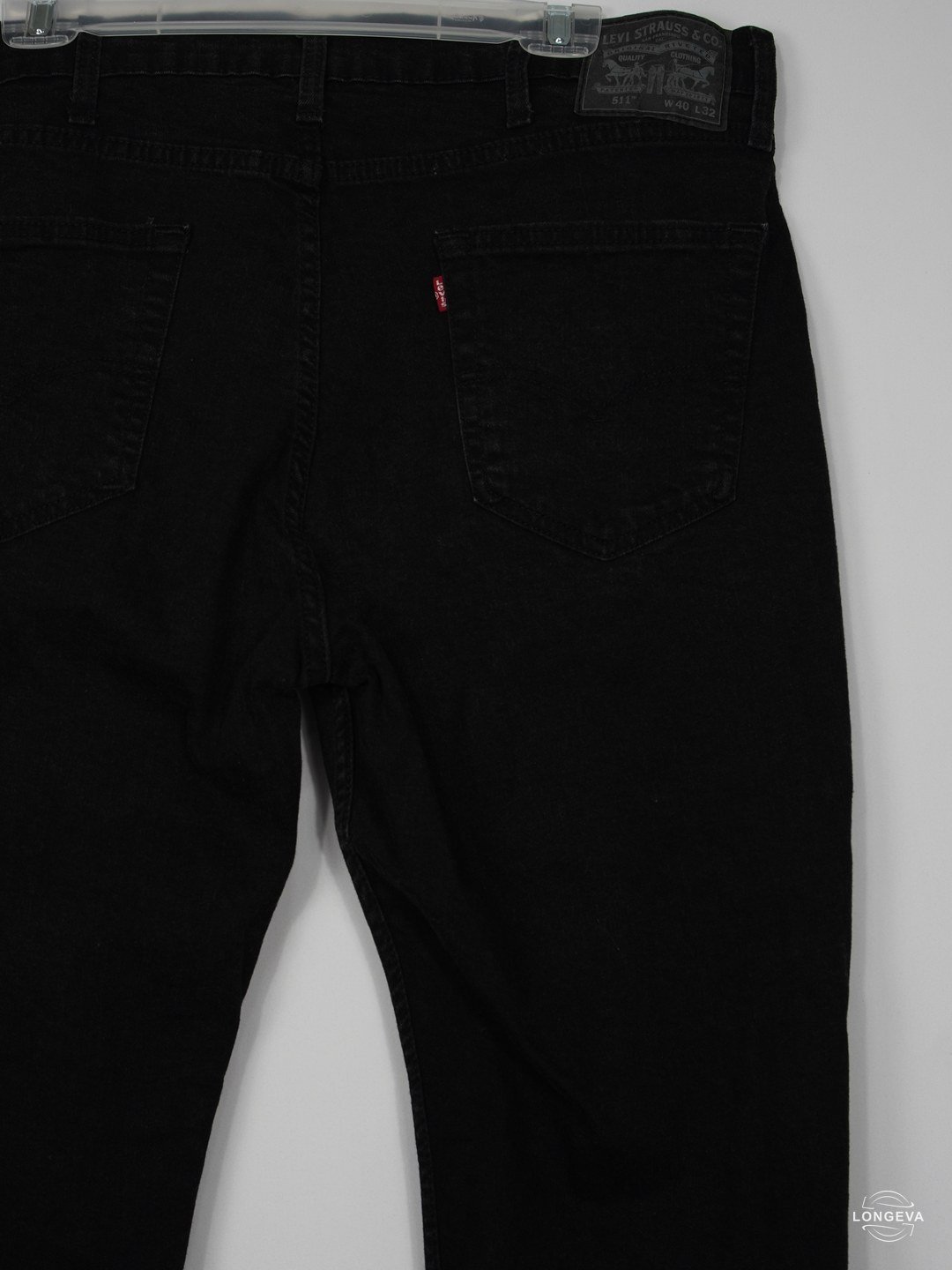 PANTALON MEZCLILLA LEVIS 40X32 NEGRO LISA - Image 2