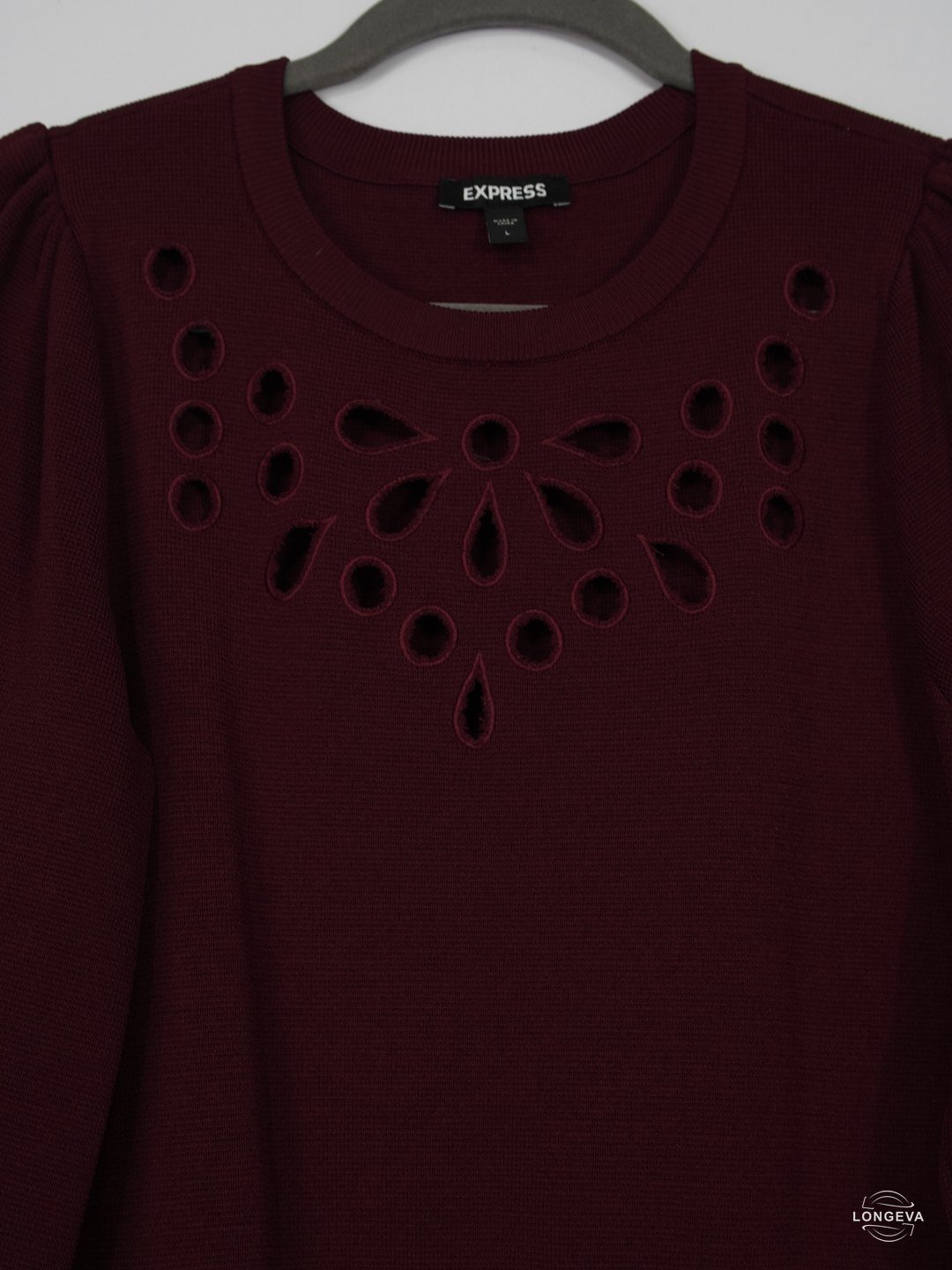 VESTIDO EXPRESS L GUINDA BORDADO - Image 2