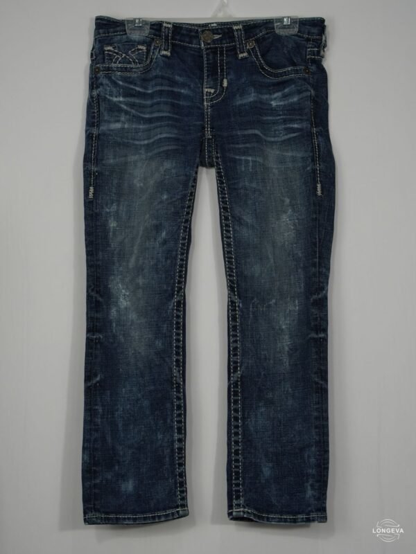 PANTALON MEZCLILLA BIG STAR 30 AZUL TEÑIDO