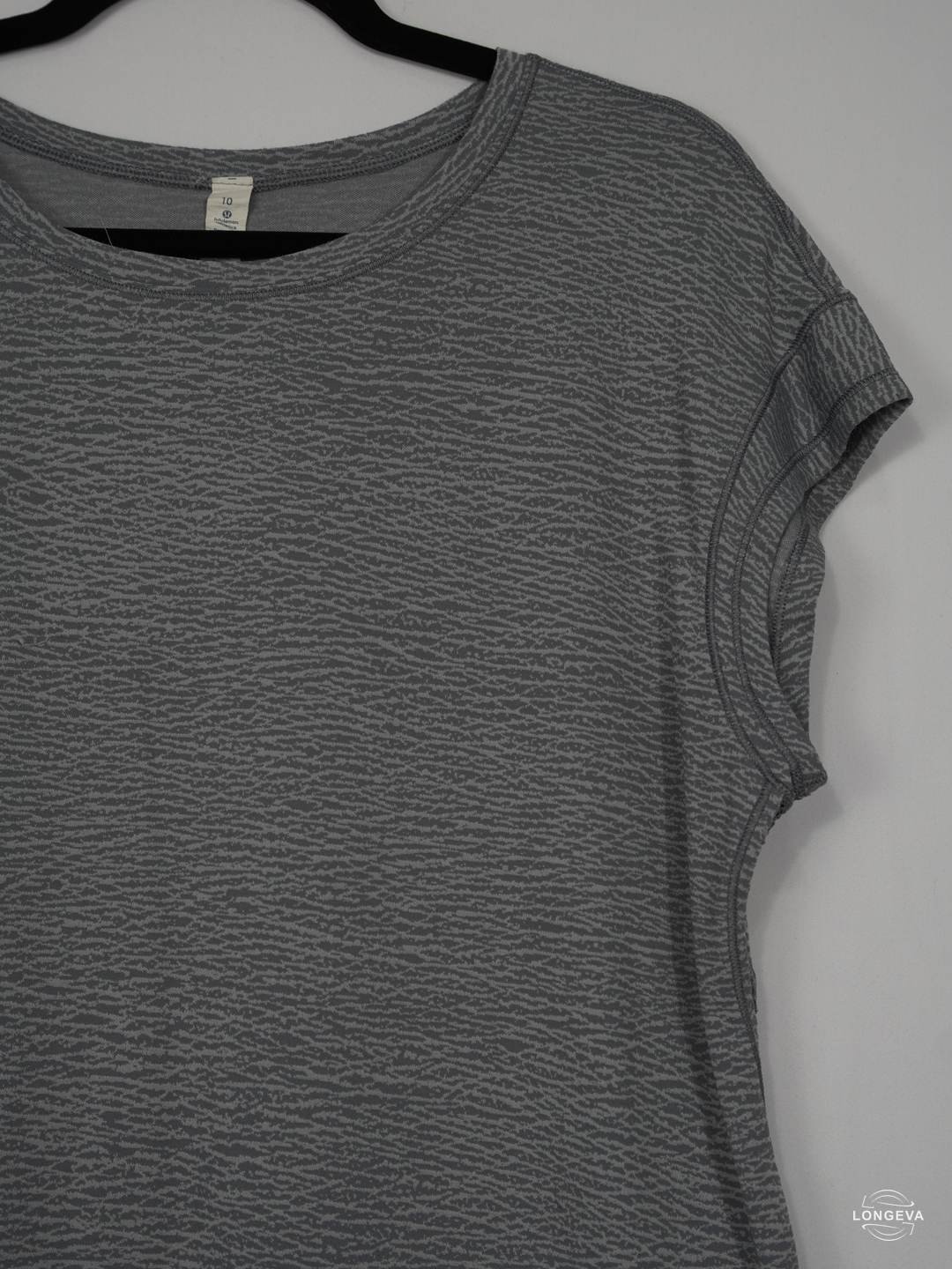 BLUSA LULULEMON 10 GRIS MONOGRAMA - Image 2