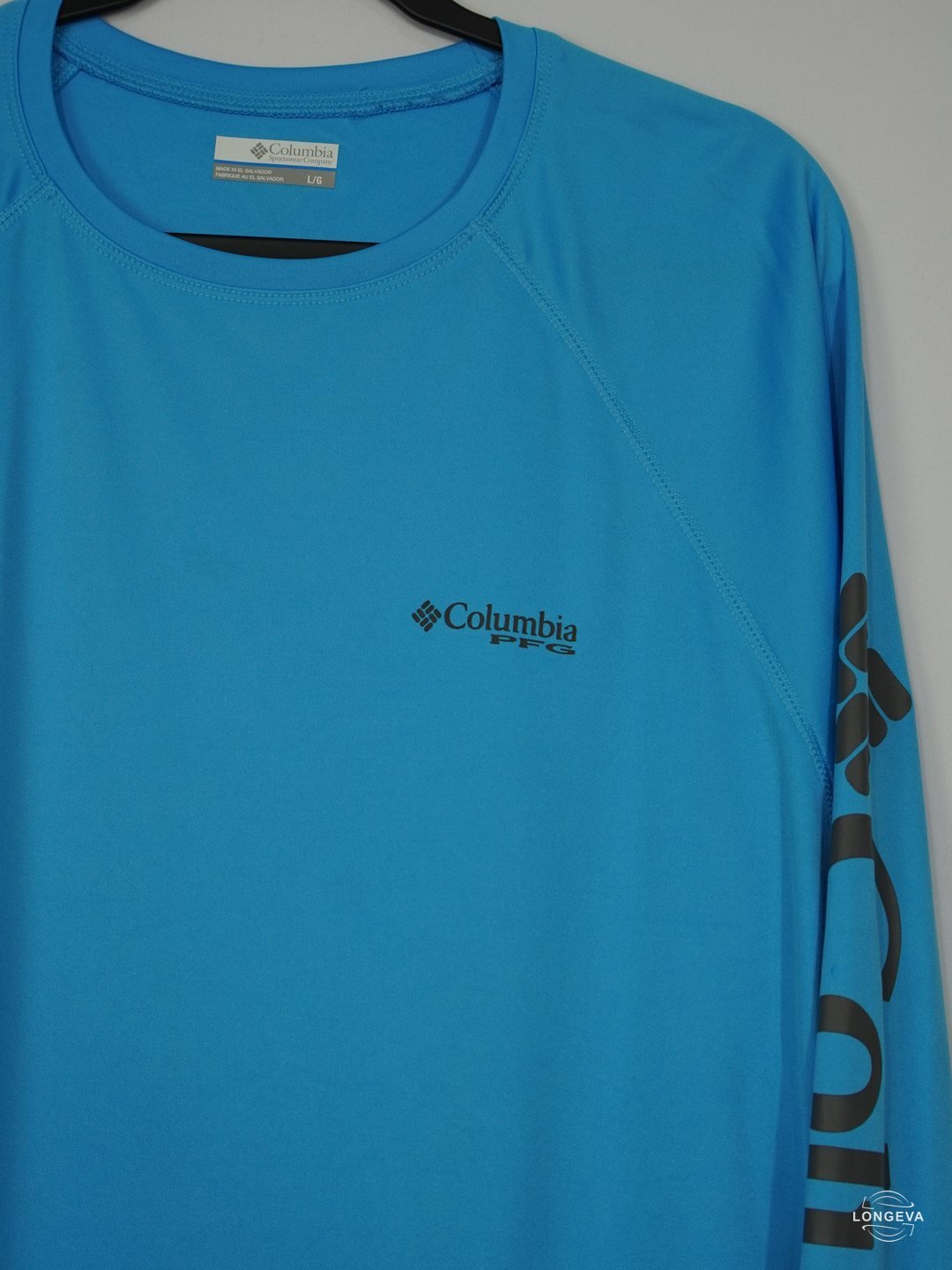 PLAYERA COLUMBIA L AZUL LOGO - Image 2