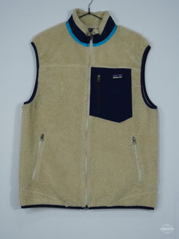 CHALECO PATAGONIA L BEIGE AFELPADO