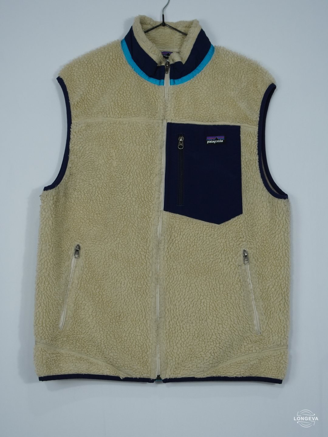 CHALECO PATAGONIA L BEIGE AFELPADO