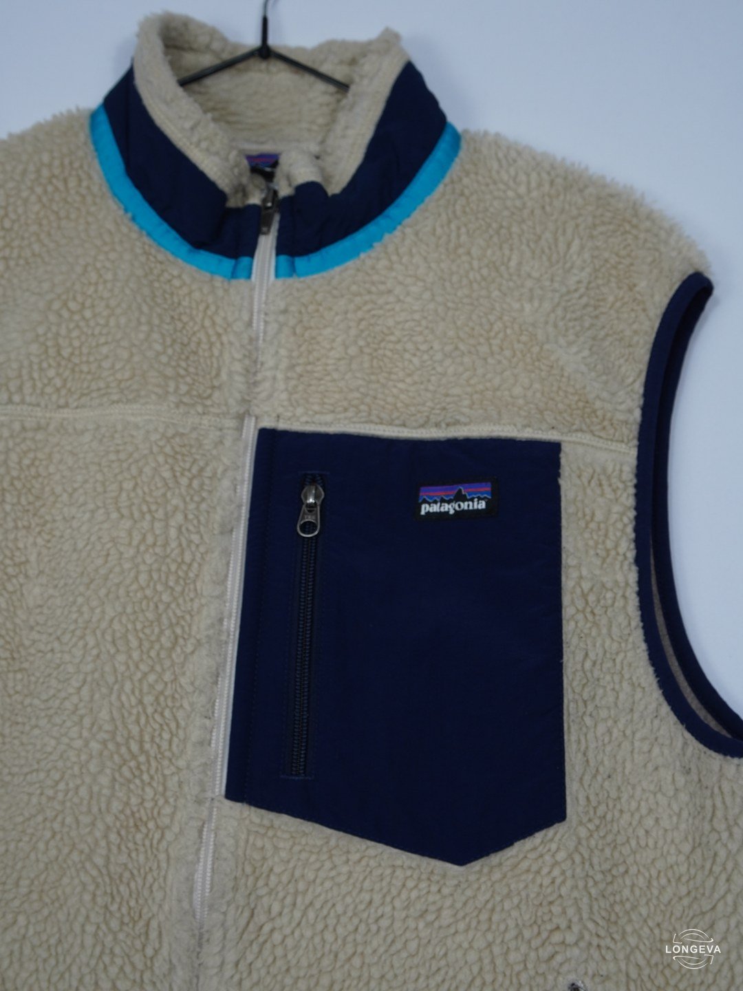 CHALECO PATAGONIA L BEIGE AFELPADO - Image 2