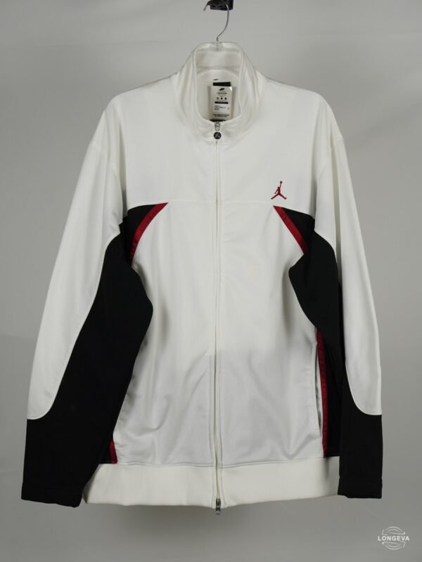 SUDADERA JORDAN | BLANCO/NEGRO | LOGO | XL