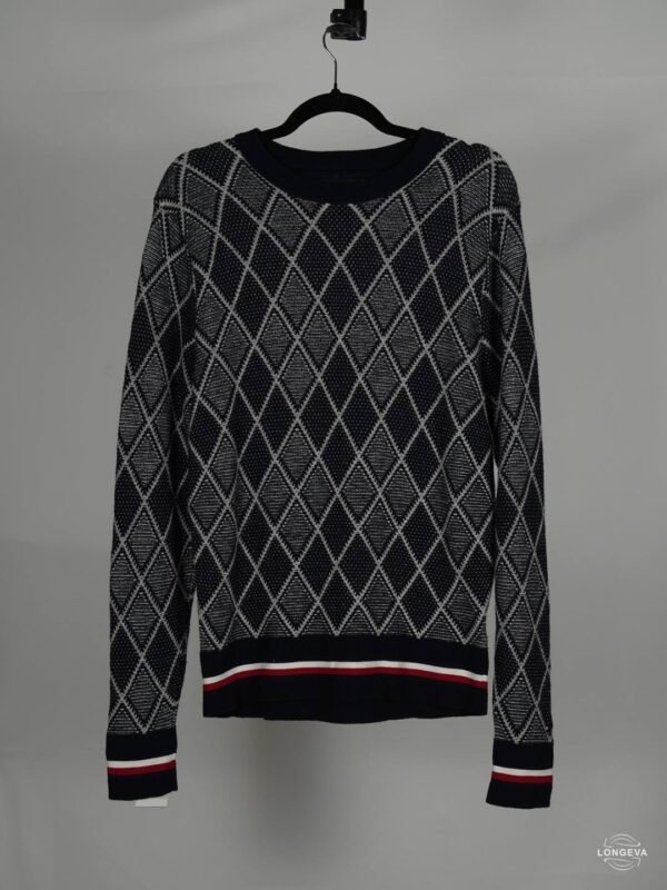 SUETER TOMMY HILFIGER | AZUL/BLANCO | CUADROS | M