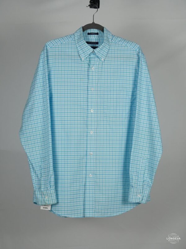CAMISA SADDLEBRED | CELESTE | CUADROS | 34/35
