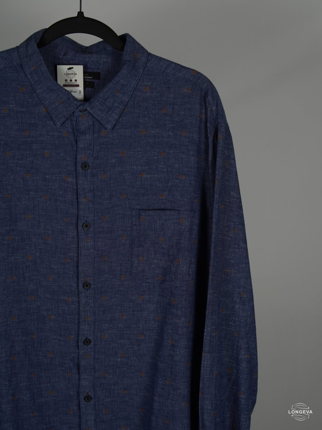 CAMISA MARC ANTHONY | AZUL | MONOGRAMA | XXL - Image 2