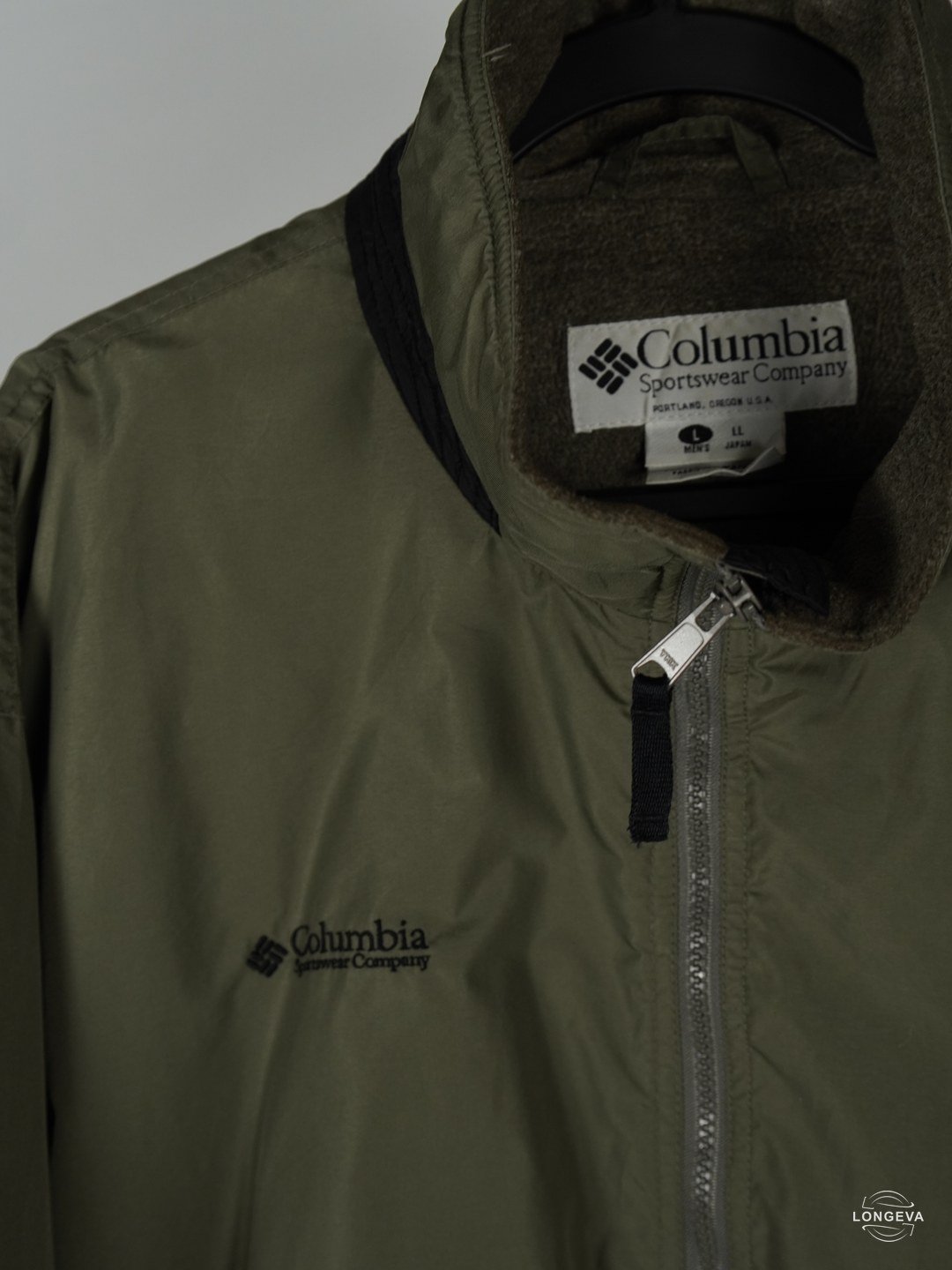 ROMPEVIENTOS COLUMBIA | VERDE MILITAR | LISO | L - Imagen 2