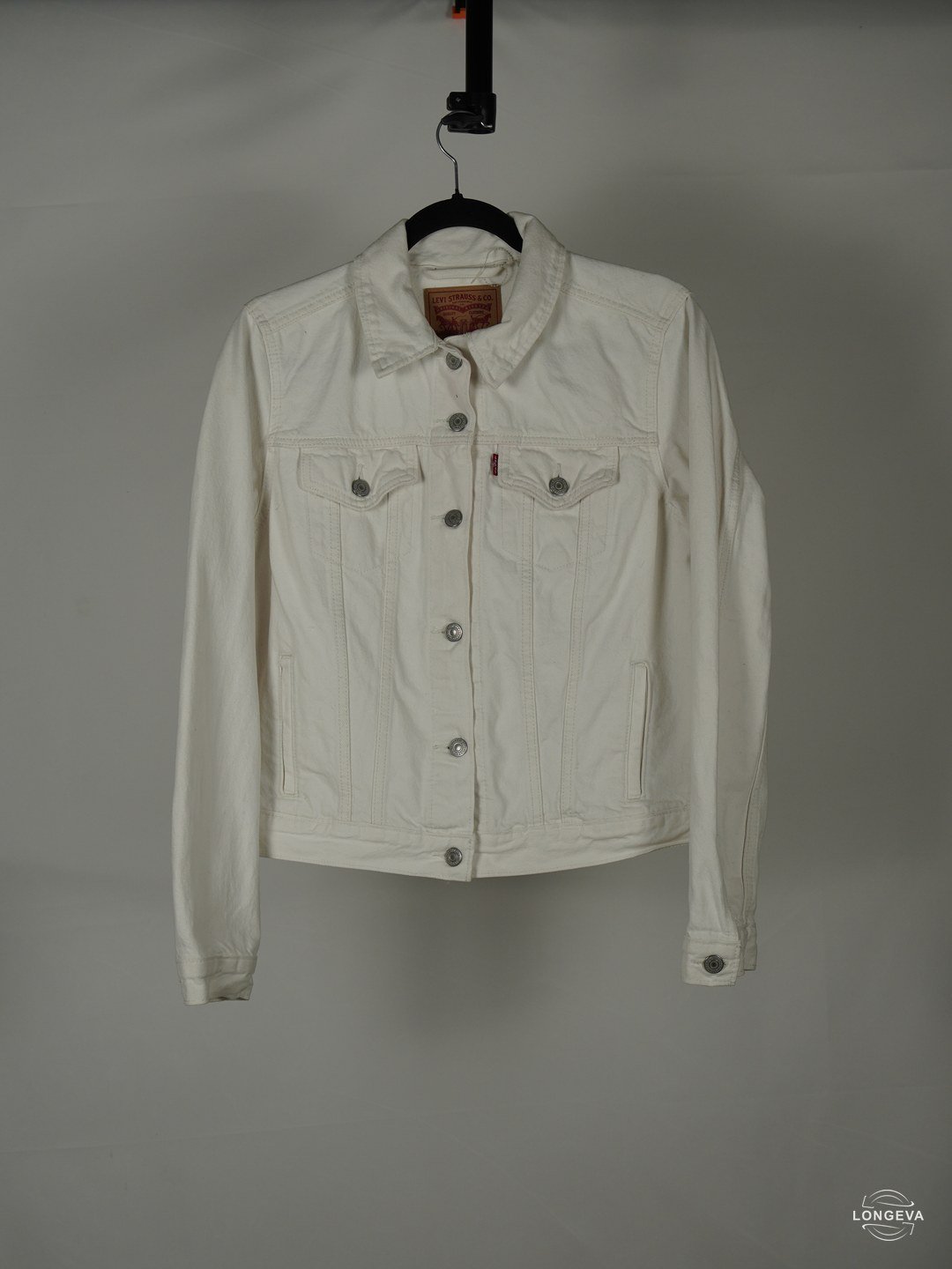 CHAMARRA LEVIS | BLANCO | MEZCLILLA | L