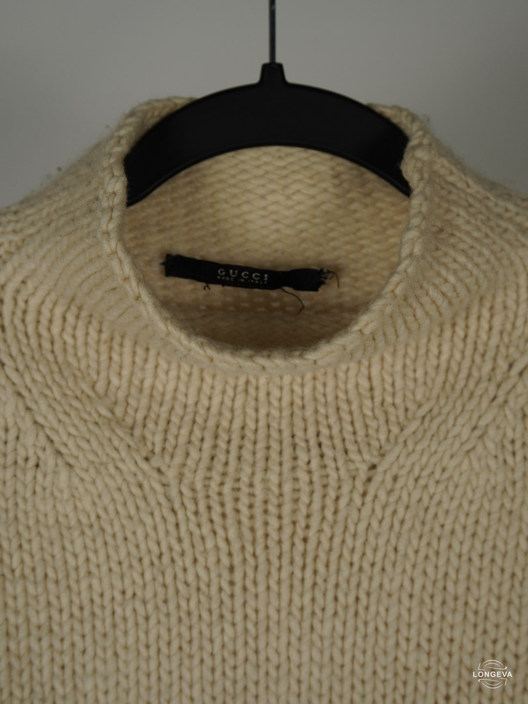 SUETER GUCCI | BEIGE | LISO | L - Imagen 2