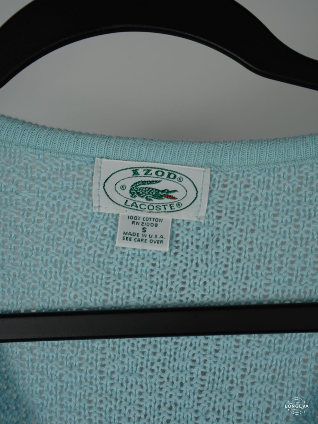 SUETER LACOSTE | AZUL | TEJIDO | S - Imagen 2