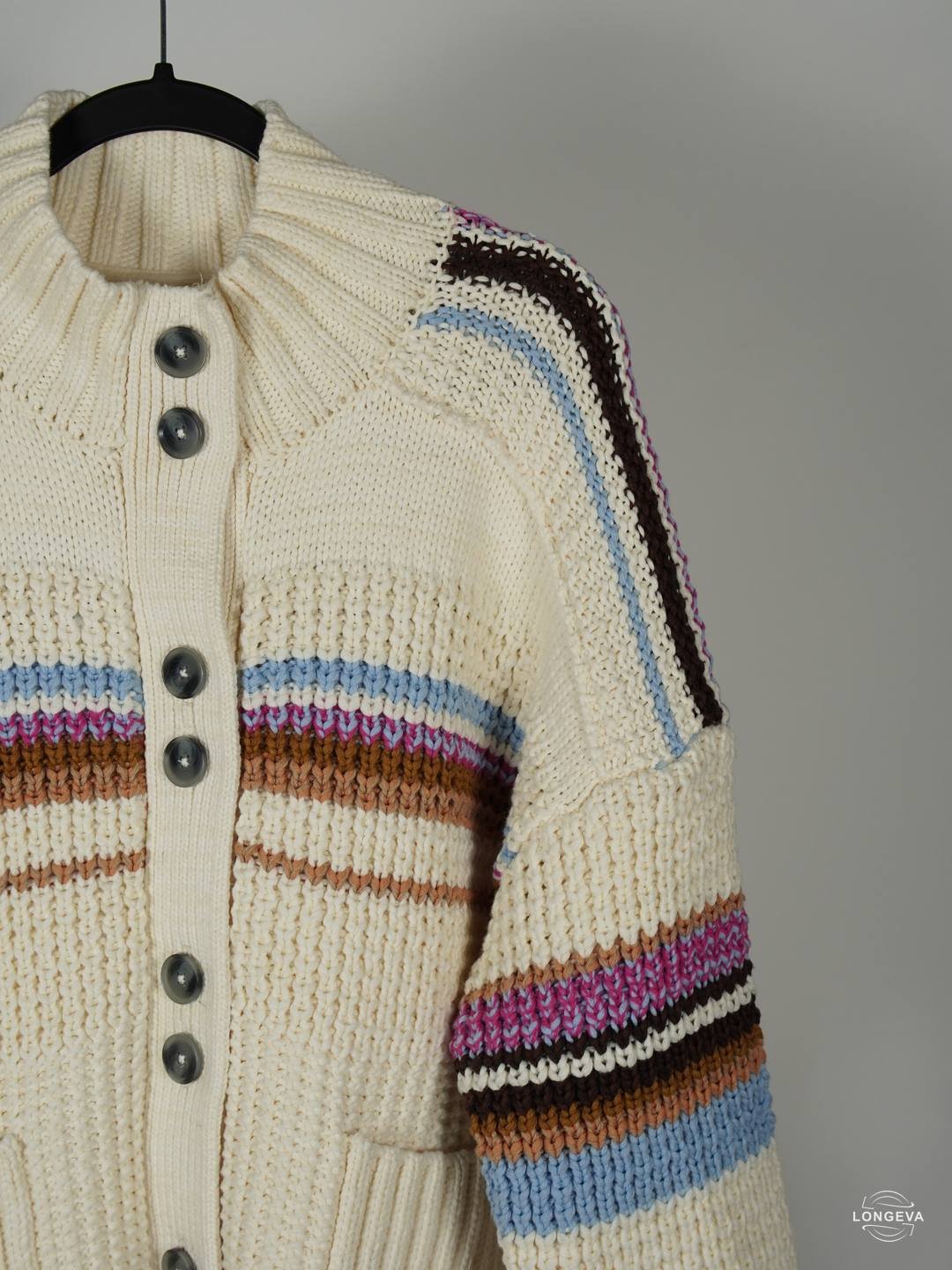 SUETER MAEVE | BEIGE/MULTICOLOR | RAYADO | S - Imagen 2