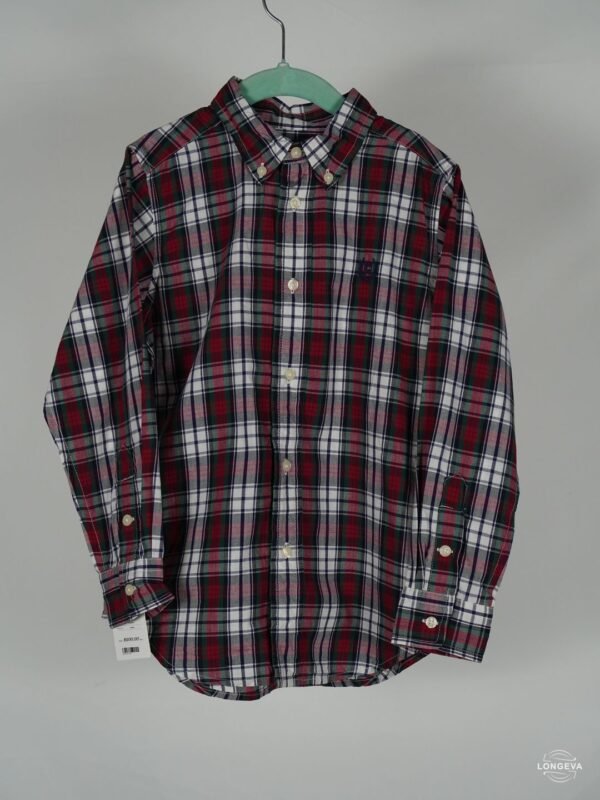 CAMISA CHAMPS | ROJO/BLANCO | CUADROS | S