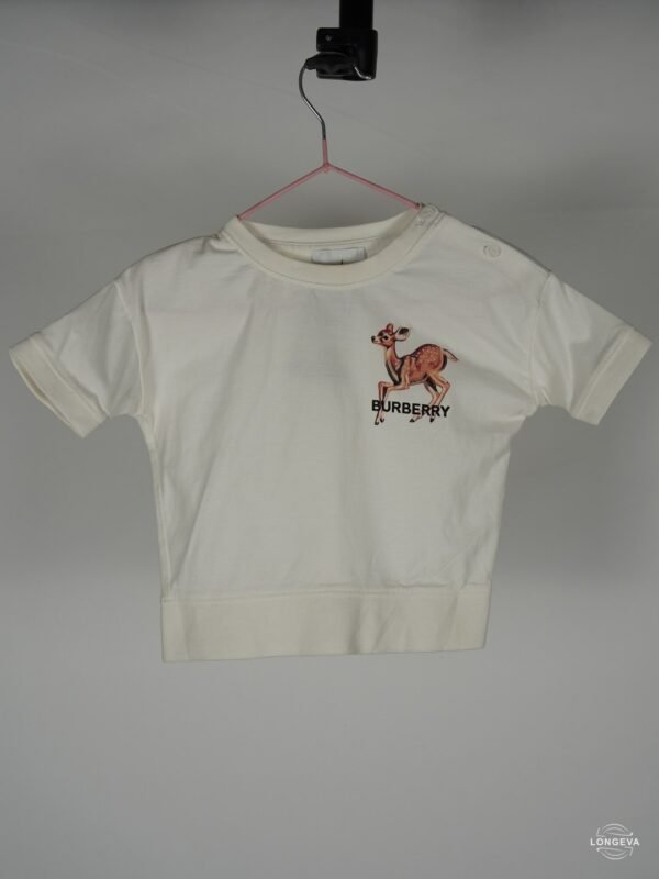 PLAYERA BURBERRY | BLANCO | LISO | PETITE