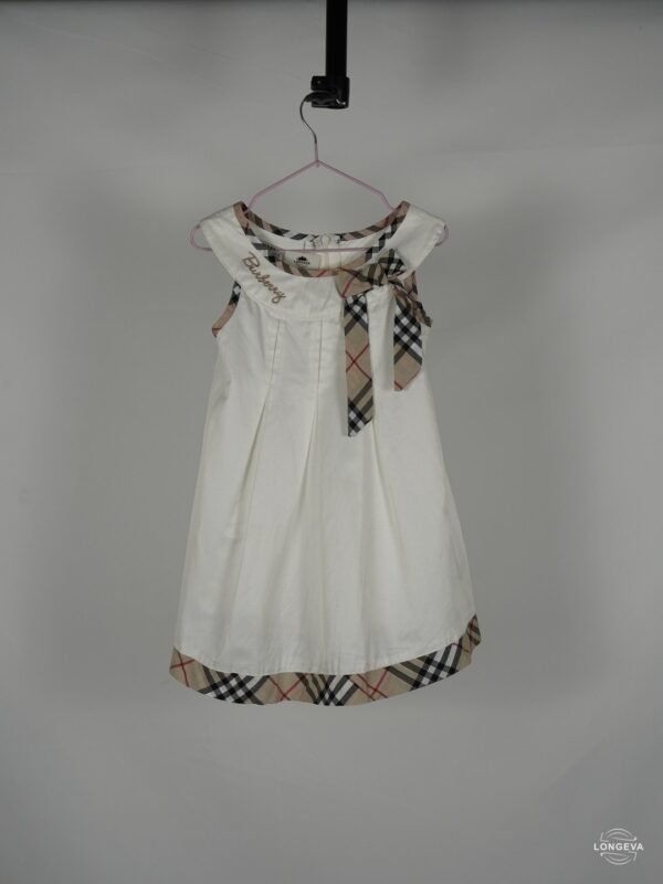 VESTIDO BURBERRY | BLANCO | LISO | S