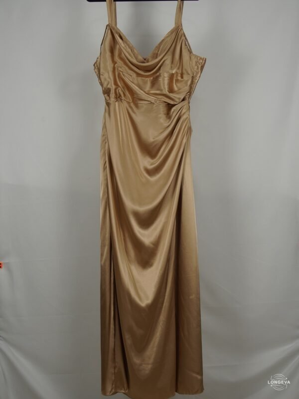 VESTIDO GALINA SIGNATURE | CAFÉ CLARO | LISO | 14