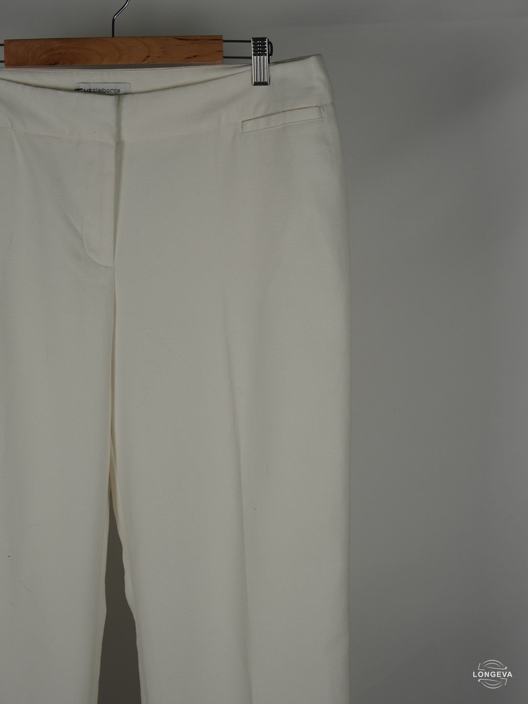 PANTALON LIZ CLAIBORNE | BLANCO | LISO | 14 - Imagen 2