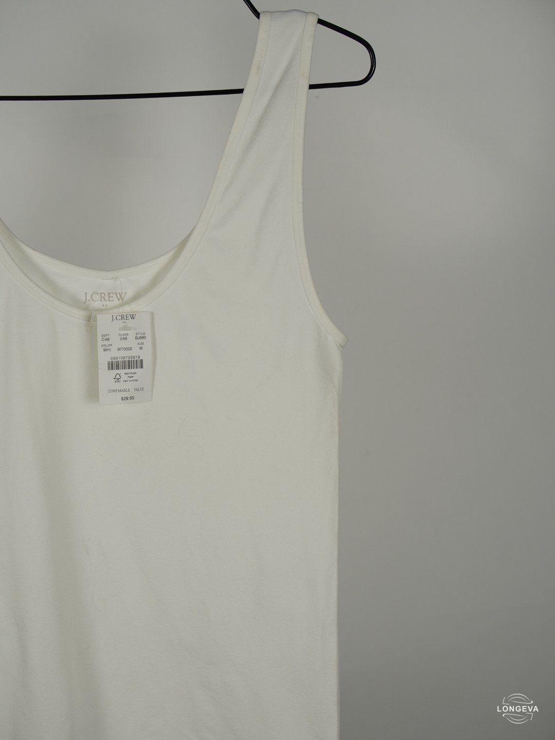 BLUSA J. CREW | BLANCO | LISO | M - Imagen 2